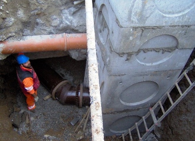 Pozzetto Con Coperchio A15 Millto Tubo Pozzetto Per Ascensore DN315, Altezza 100 Cm - In Polipropilene, Con Coperchio A15, Per Drenaggio Tubo Canale Ascensore - Foto 3